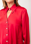 Coco Doll Espa Keyhole Blouse, Red