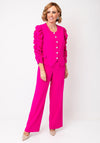 Coco Doll Dune Steph Top and Trousers Co-Ord, Fuchsia Pink