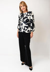 Coco Doll Gem Steph Top and Trousers Co-Ord, Cream and Black