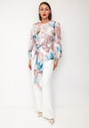 Coco Doll Gem Trim Tribe Floral Tie Detail Two Piece, Pink