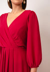Coco Doll Lorna Wrap A Line Maxi Dress, Pink