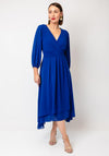 Coco Doll Lorna Wrap A Line Maxi Dress, Royal Blue