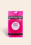 Cocoa Brown Double Sided Velvet Tanning Mitt, Pink