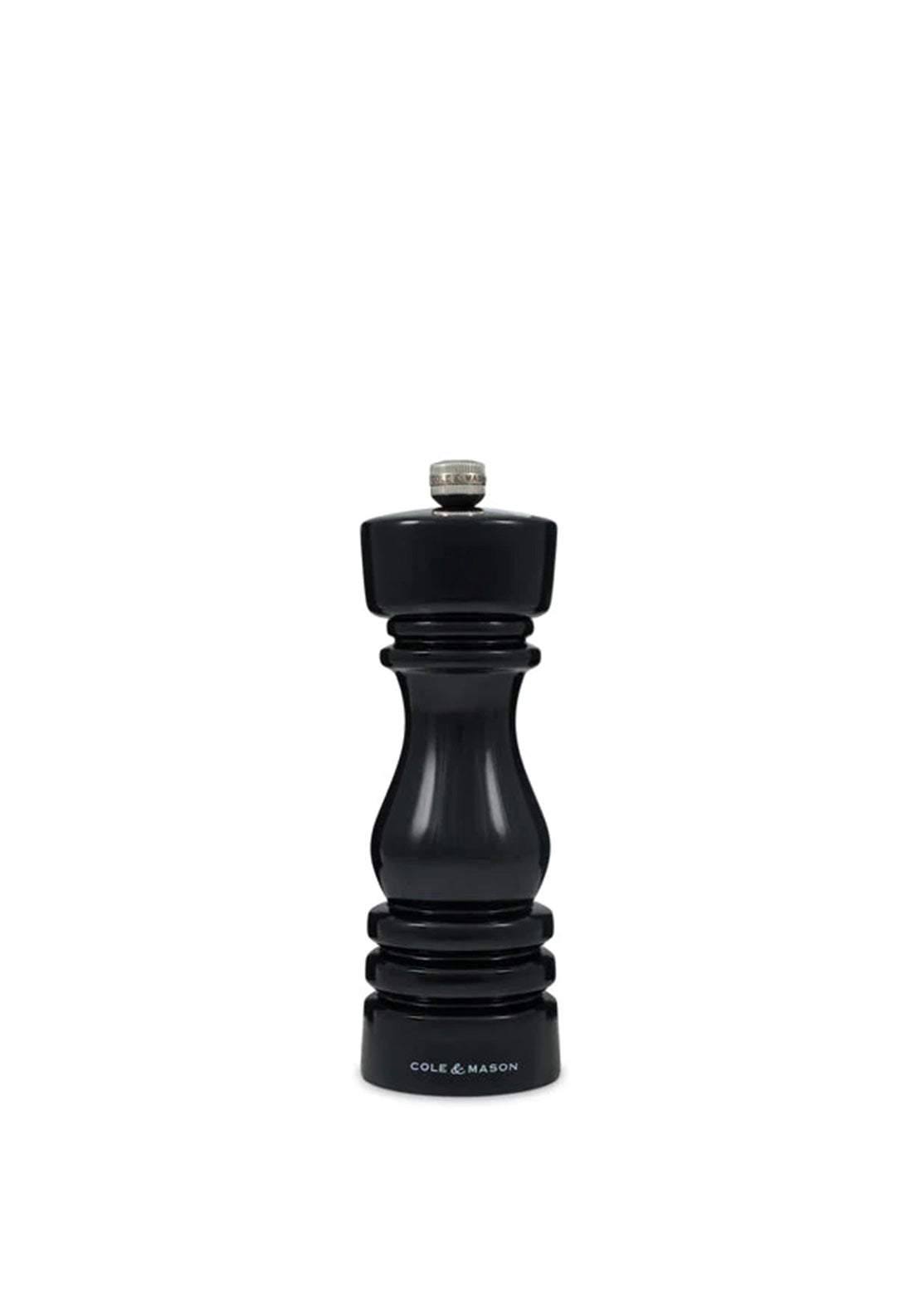 Cole & Mason London 7” Pepper Mill, Black Gloss