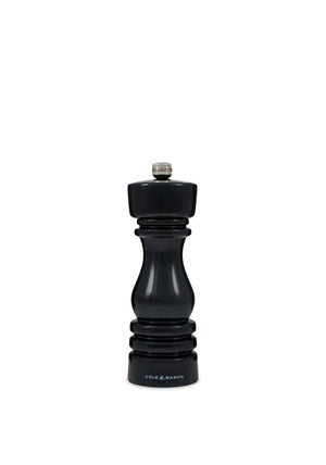 Cole & Mason London 7” Pepper Mill, Black Gloss