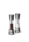 Cole and Maison Derwent Gourmet Precision Salt and Pepper Mill Set, Silver