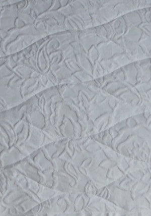 Appletree Heritage Collier Luxury Woven Bedspread, White