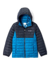 Columbia Boys Powder Lite II Hooded Jacket, Blue