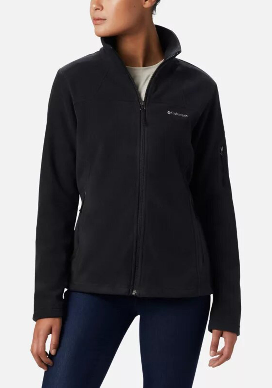 Columbia Womens Fast Trek™ Full Zip Fleece, Black