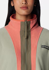 Columbia Womens Back Bowl™ Full Zip Fleece Jacket, Faded Peach