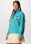 Columbia Helvetia™ II Cropped Half Snap Fleece, Teal