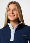 Columbia Helvetia™ II Cropped Half Snap Fleece, Navy