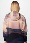 Columbia Womens Helvetia™ II Print Fleece Hoodie, Navy Multi