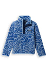 Columbia Kids Helvetia II Sherpa Print Fleece, Blue
