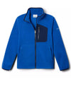 Columbia Kid Fast Trek Full Zip Fleece, Blue