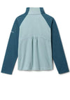 Columbia Kids Glacial Fleece Quarter Zip Fleece, Blue