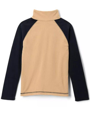 Columbia Kids Glacial Quarter Zip Fleece, Tan
