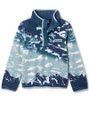 Columbia Kids Helvetia II Sherpa Print Fleece, Blue
