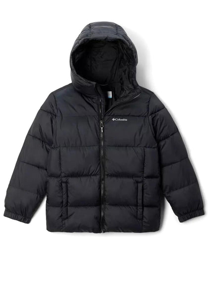Columbia Kids Puffect II Hooded Jacket, Black - McElhinneys
