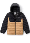 Columbia Boys Powder Lite II Hooded Jacket, Black