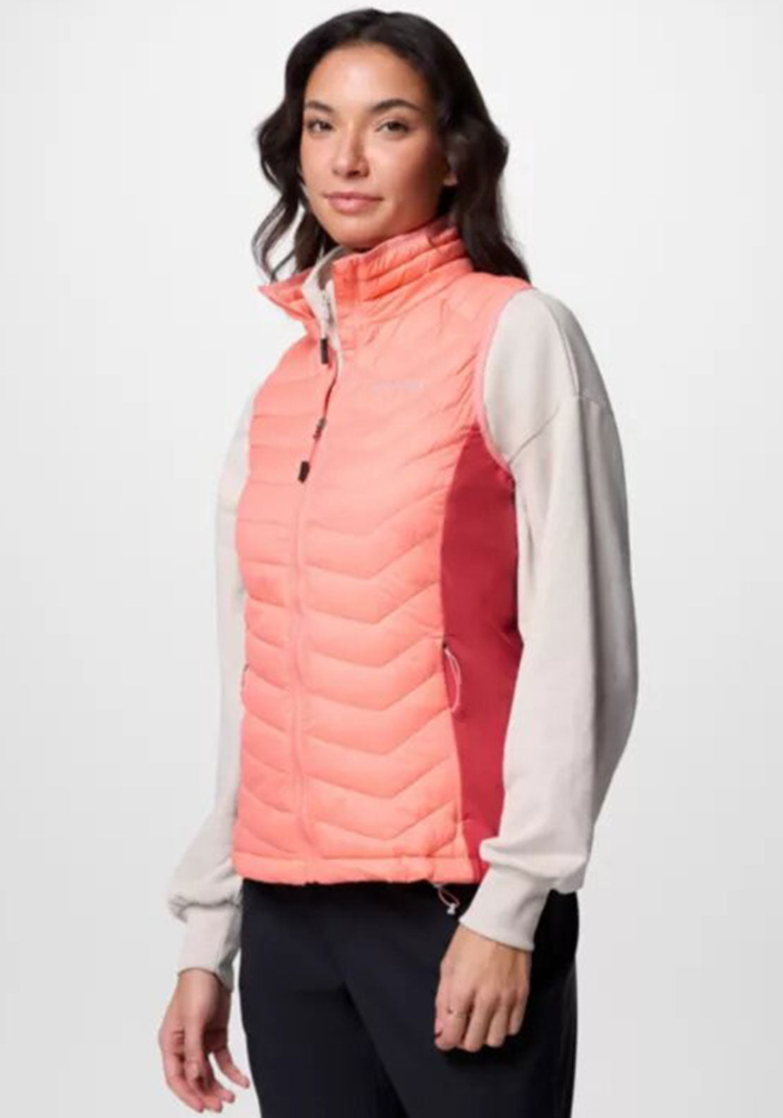 Columbia Powder Pass™ II Hybrid Gilet, Coral