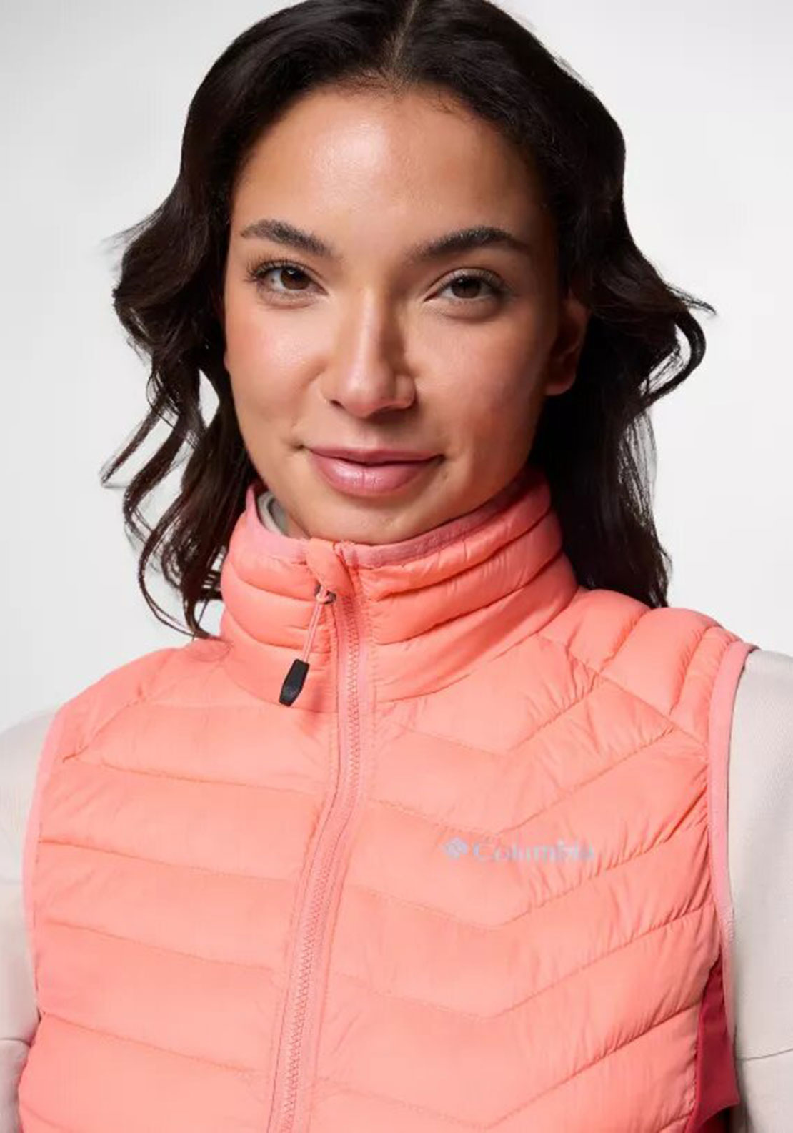 Columbia Powder Pass™ II Hybrid Gilet, Coral