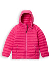 Columbia Kids Powder Pass Insulated Hooded Coat, Pink