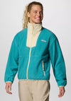 Columbia Sequoia Grove™ Zipped Fleece, Teal and Yellow