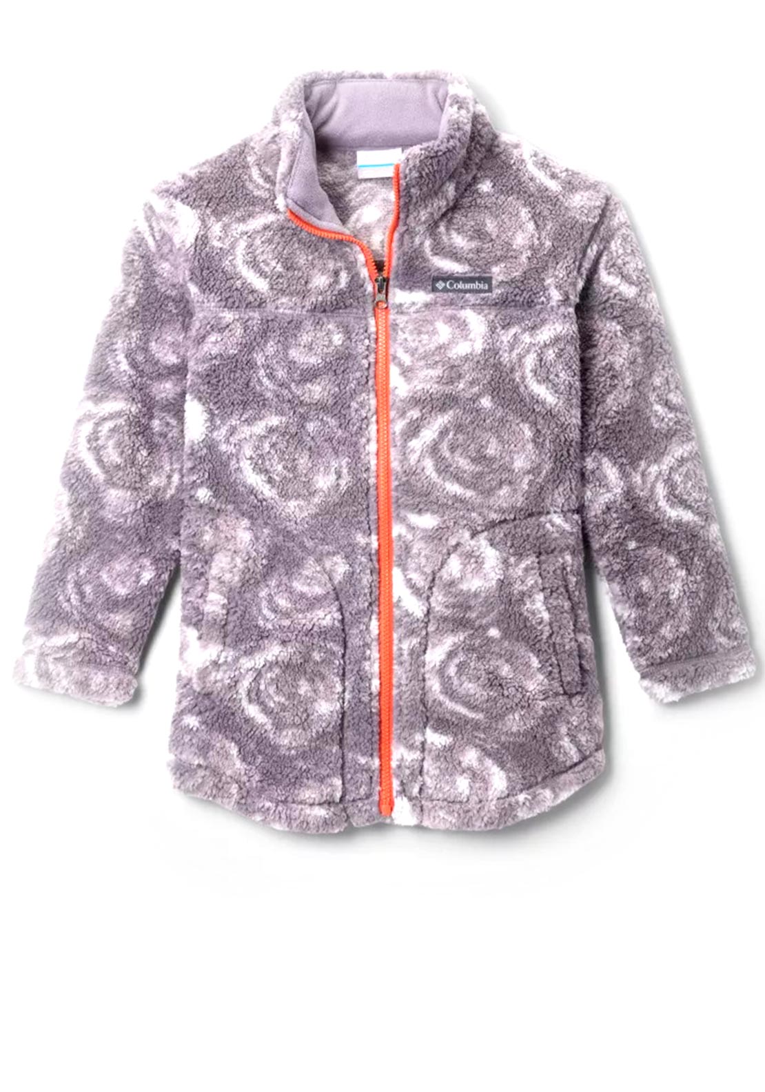 Columbia Kids West Blend Print Sherpa Fleece, Purple