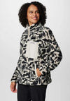 Columbia West Bend™ Sherpa Quarter Zip II, Black and White