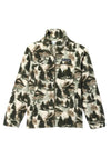 Columbia Kids Zing Print Full Zip Print Fleece, Green Multi