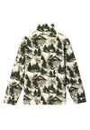 Columbia Kids Zing Print Full Zip Print Fleece, Green Multi