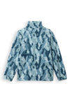 Columbia Kids Zing Print Full Zip Print Fleece, Green