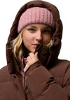 Columbia Womens Amaze Down Long Coat, Brown
