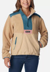 Columbia Women Riptide Half Zip Fleece, Canoe Cloudburst