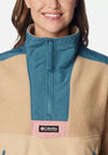 Columbia Women Riptide Half Zip Fleece, Canoe Cloudburst