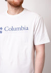 Columbia CSC Basic Logo™ T-Shirt, White & Purple