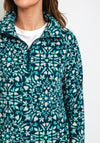 Columbia Womens Glacial™ IV Half Zip Patterned Fleece, Green Multi