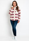 Columbia Womens West Bend™ Check Shacket, Purple Multi