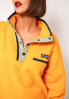 Columbia Helvetia™ II Cropped Half Snap Fleece, Orange and Green