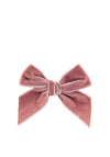 Condor Girl Velvet Alligator Clip, Pale Pink