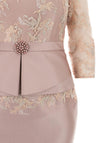 Couture Club Lace Overlay Dress, Pink