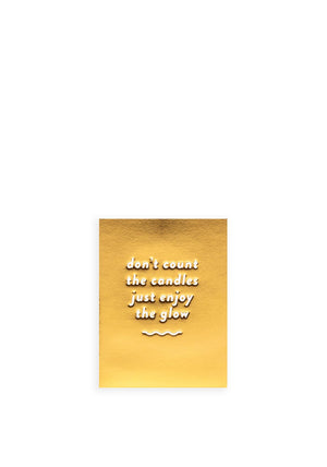 Lagom Design Don’t Count the Candles Card
