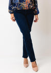 CRO Vera 78cm Slim Leg Jeans, Dark Blue