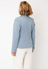 Etage Geometric Print Blazer, Blue