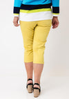 CRO Straight Leg Vera Capri Jeans, Yellow