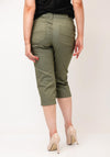 CRO Jeans Vera Capri Jeans, Green
