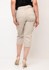 CRO Jeans Vera Capri Jeans, Beige