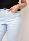 CRO Jeans Vera Capri Jeans, Light Blue