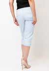 CRO Jeans Vera Capri Jeans, Light Blue